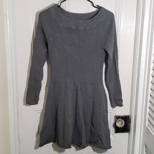 Cozy gray dress